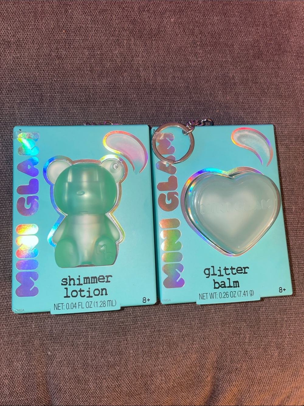 Mini Glam Shimmer Lotion & Glitter Balm Set